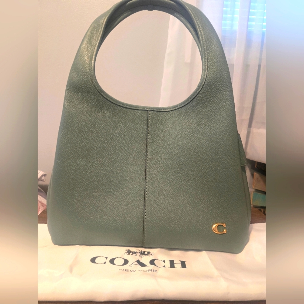 Coach Lana Shoulder Bag in Sage.